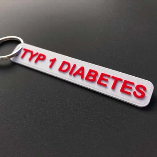 Schlüsselanhänger Typ 1 Diabetes