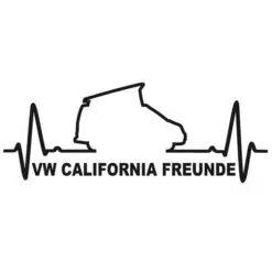 VW California Freunde Aufkleber